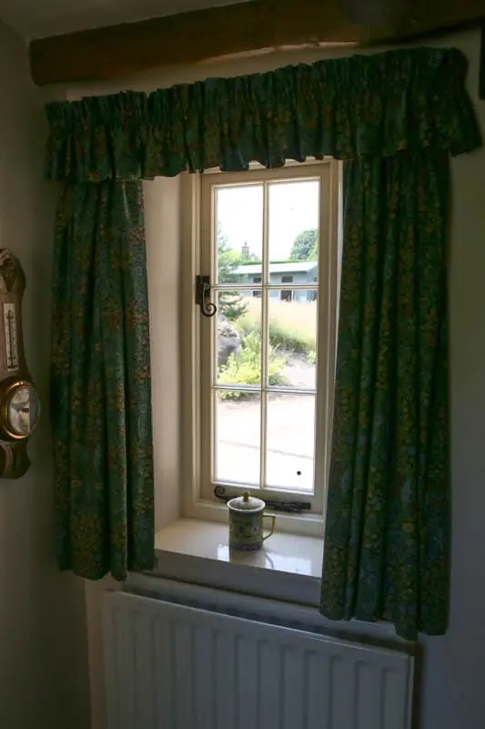 single casement window with georgian bars