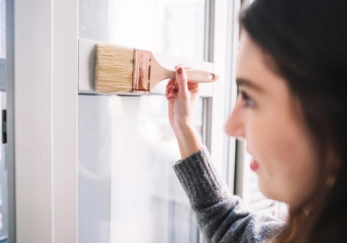 painting door frame